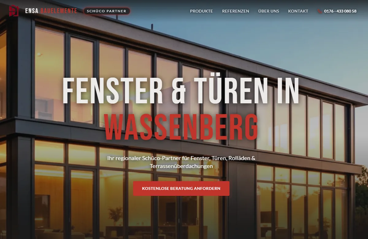 ENSA Bauelemente — Fenster, Türen & Montage