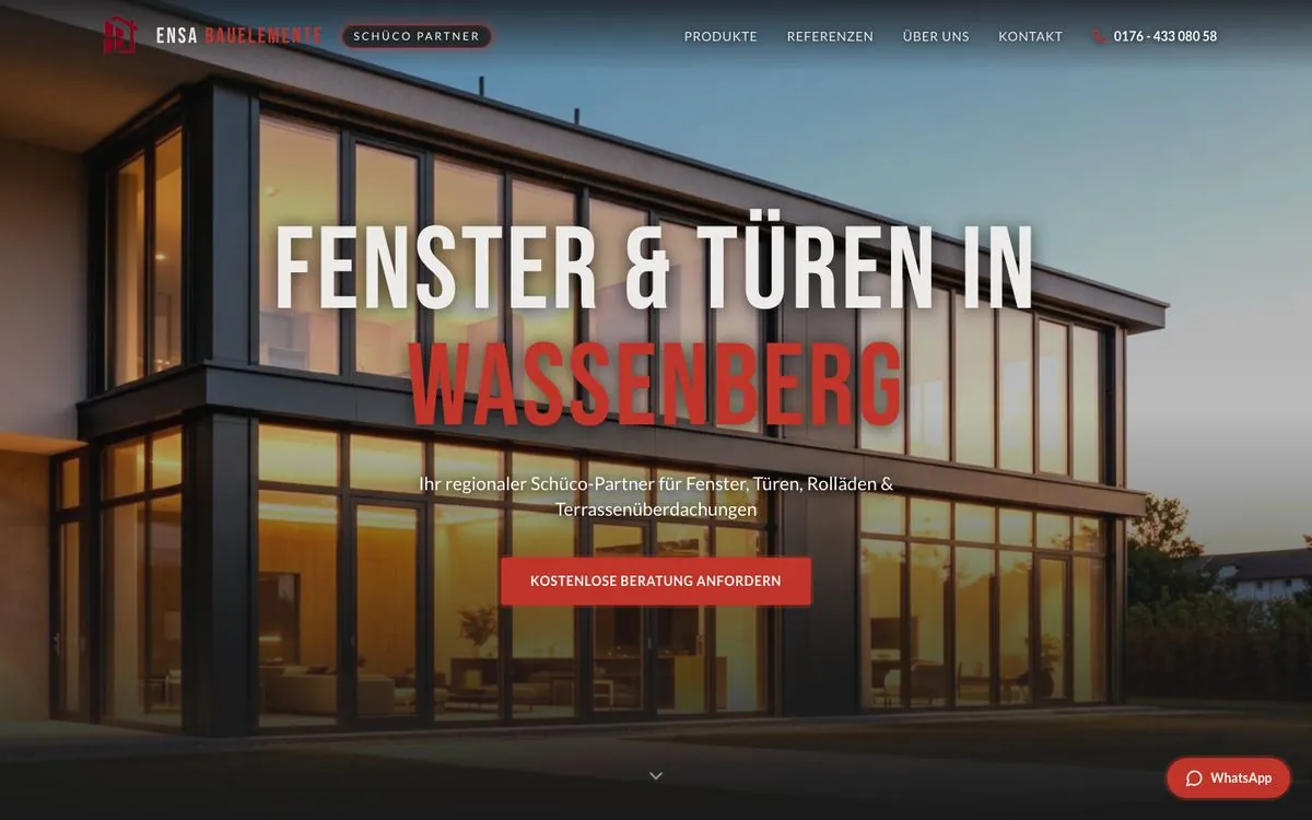 Startseite von ENSA Bauelemente