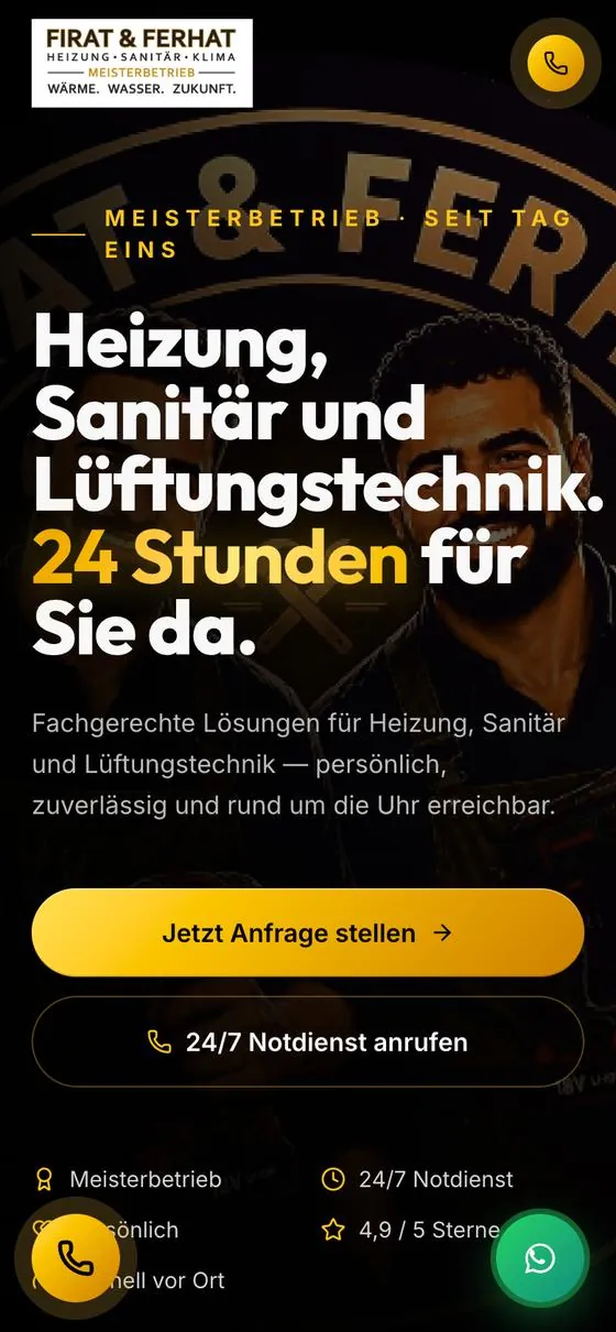 Handy-Ansicht von firat-ferhat.de